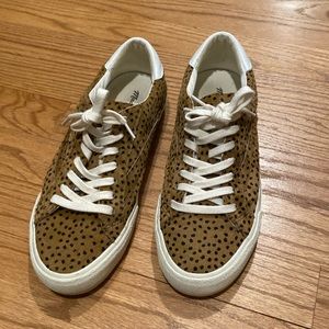 Madewell Faraway Sky Multi Calf Hair Sneaker, size 7.5